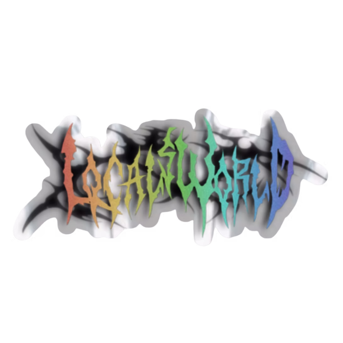 Rainbow Chrome Sticker